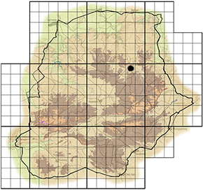 Eriboea vansoni Waterberg distribution